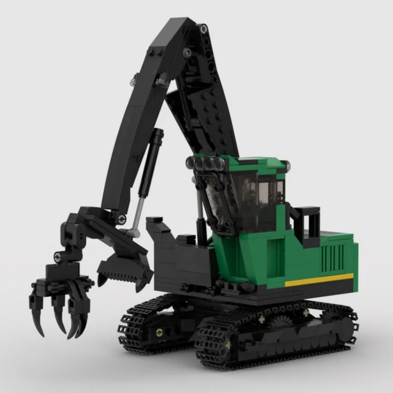 MOC-180775 Simple Rotary Log Loader Building Block Creative Model - 604 Parts, Educational Interactive Toy Display Ornament Gift
