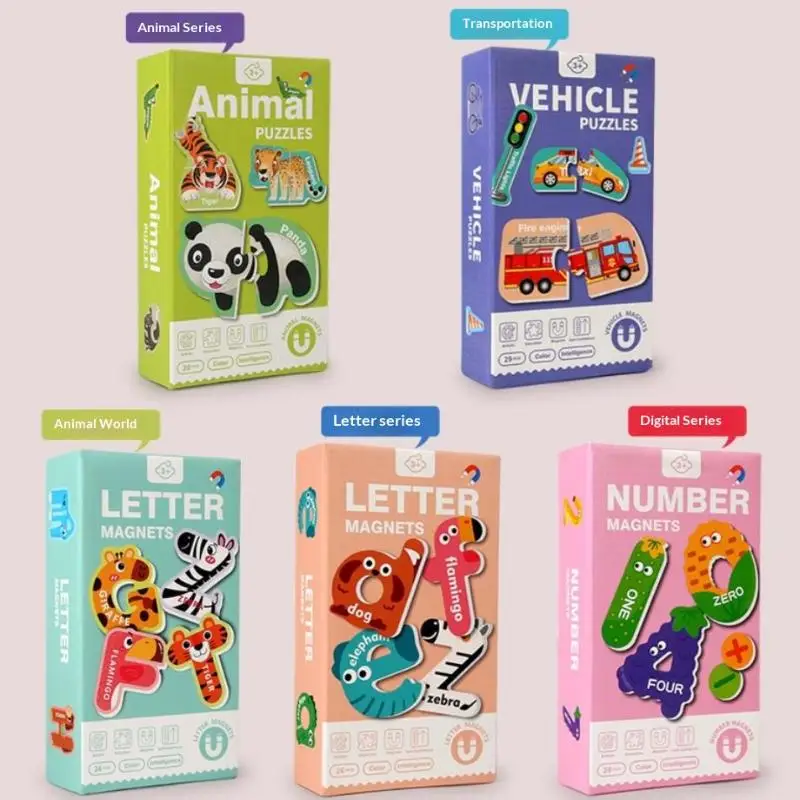 Aimants de réfrigérateur Montessori, 78 pièces, lettres magnétiques, livre, jeu de sort, jouets éducatifs pour enfants, cadeau