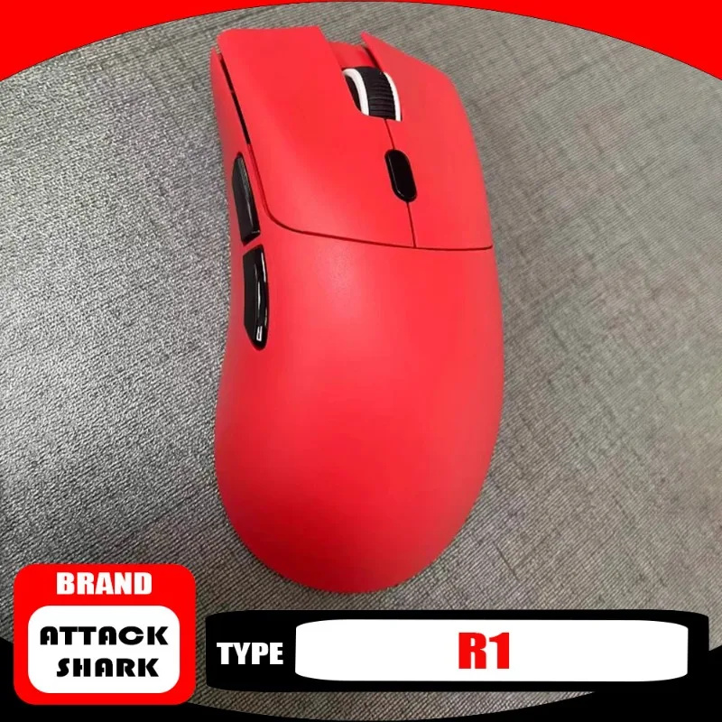 Attack Shark R1 Three-Mode Mouse Wireless Agile PAW3311 ComfortableLightweight Customized E-Sports Gaming Mouse Simple