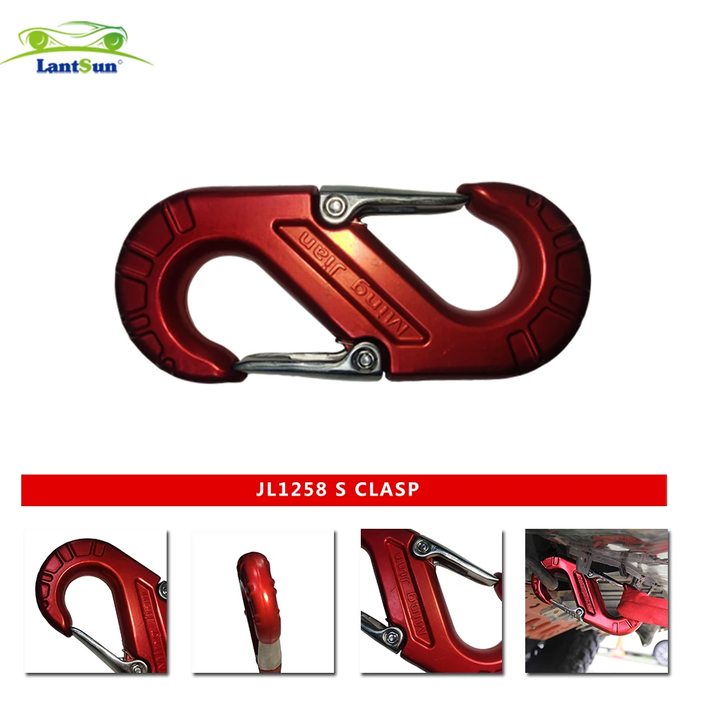 

Winch Hook shackle hook Safety Latch Compatible with 4x4 Off-Road JL1258