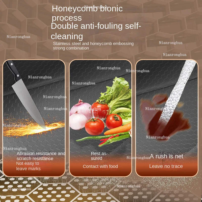 Wastafel Baja Tahan Karat 304 Tampilan Digital Mangkuk Tunggal Wastafel Dapur Hitam Perak Emas Sarang Lebah Air Terjun Dapur Rumah Tangga