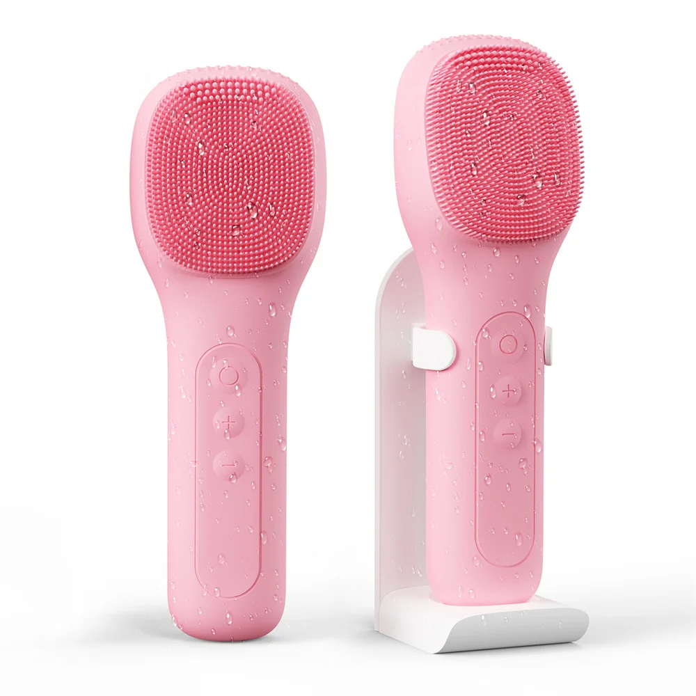 Electric Face Cleansing Brush Sonic Rechargeable Facial Cleanser Massager Facial Brush Skin Scrubber Skin Care Tools Women Men