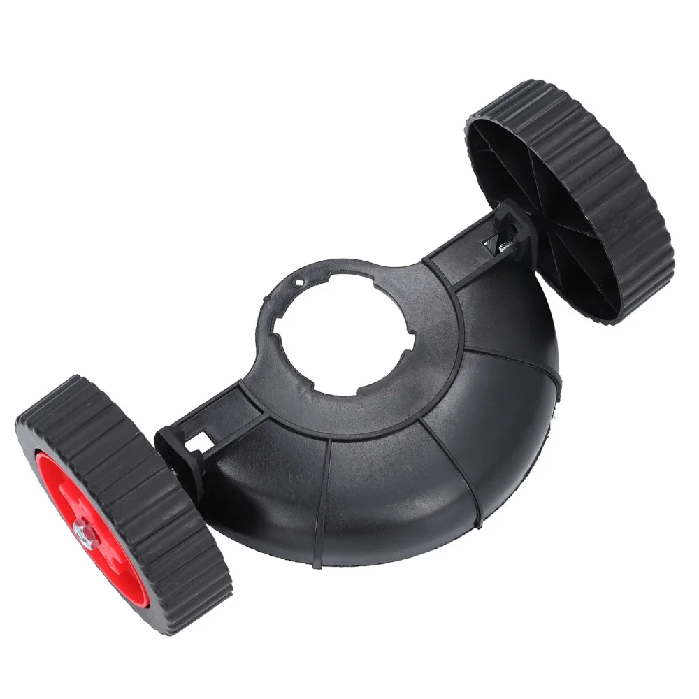 Durable Plastic String Trimmer Wheel Universal Round Trimmer Auxiliary Wheel Adjustable Quick Installation Support Wheel
