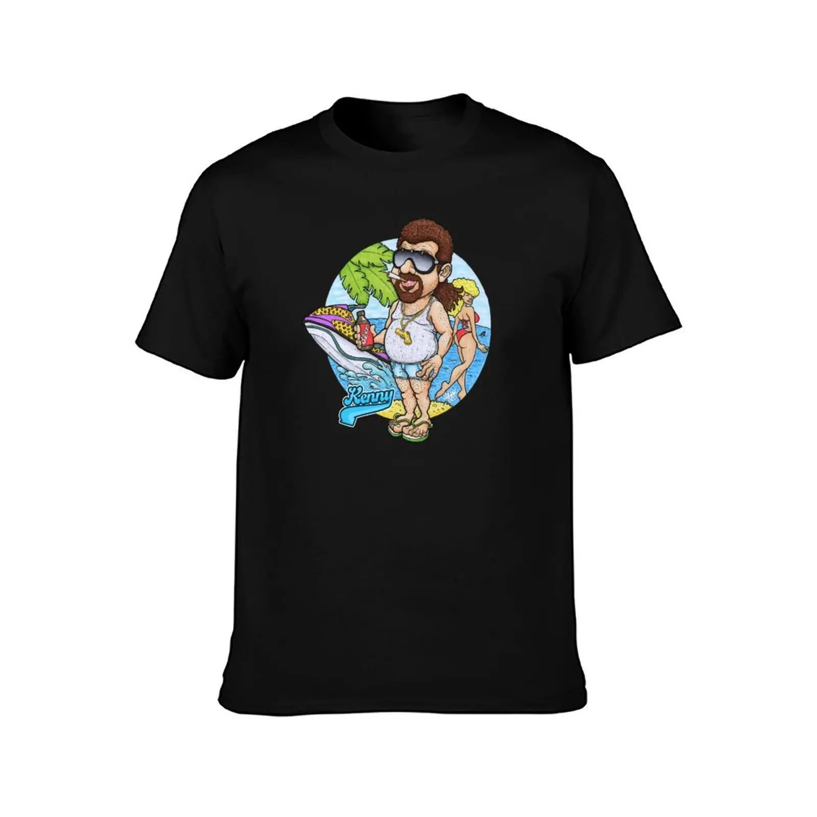 Kenny P T-Shirt Vintage Print Crew Neck Tee