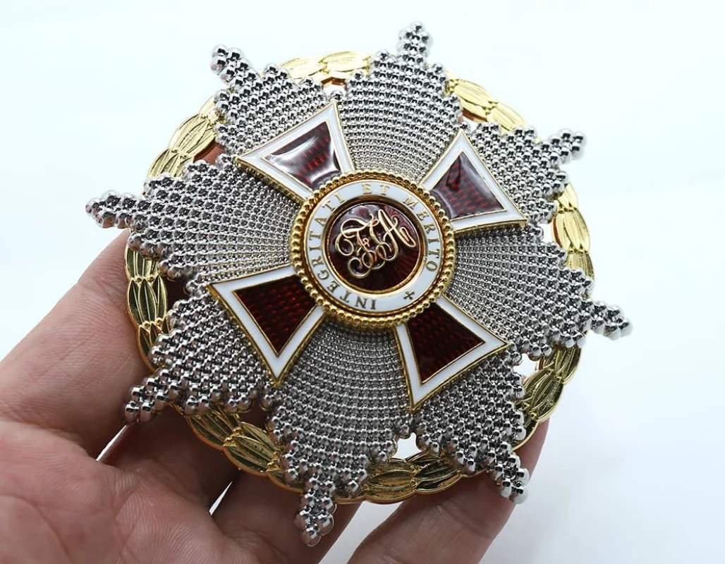 Austro Hungarian Grand Cross Star of Leopold With Box Reproduction