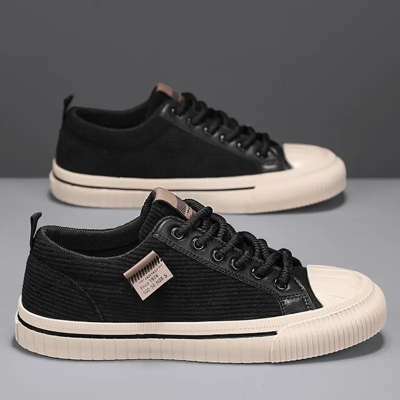 2026 Autumn Trend New Corduroy Low-top Comfortable Small Board Shoes New Men's Shoes Shoes for Men