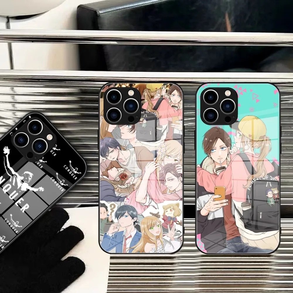 Чехол для телефона Yamada Kun Lv999, стеклянный чехол для IPhone 14 15 11 12 Pro 8 7 14 Plus 13 Pro MAX XR, чехлы для iphone 15 с аниме Мой любовной историей