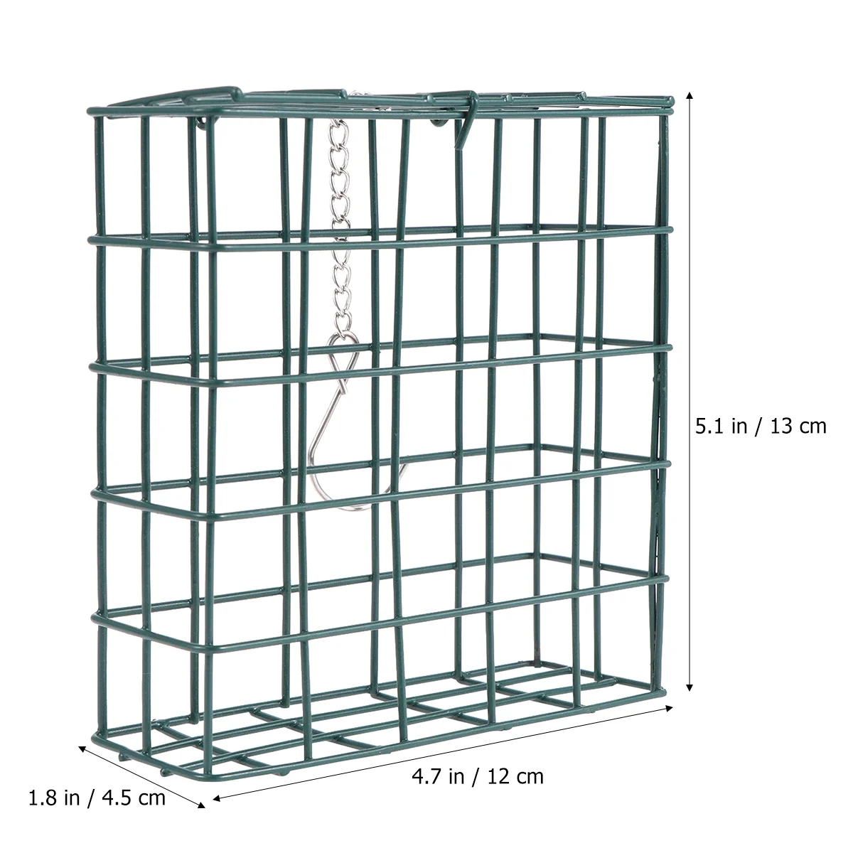 Comedero de pájaros duradero, diseño de forma cuadrada, cuenco para pájaros, herramienta práctica de alimentación de pájaros, suministros útiles para pájaros para uso diario en el hogar