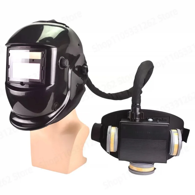 For PAPR Welding Helmet with Auto Darkening  Powered Air Respirator Safety Mask for Grinding Spray Painting