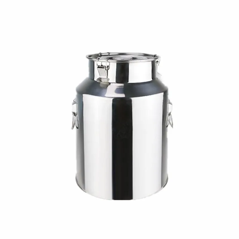 

Stainless steel bucket with lid, milk bucket, sealed tank, transportation