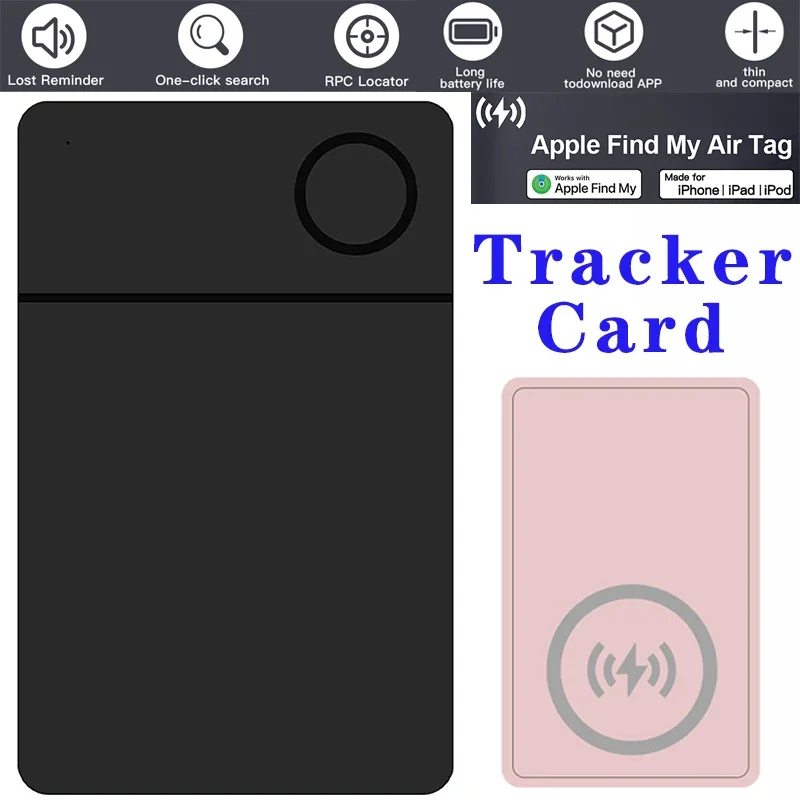 Anti-Lost Device Tracking Card for iOS IPhone/IPad/IPod Tracker Charging Locator Left Behind Remind Lost Mode Find APP Finder