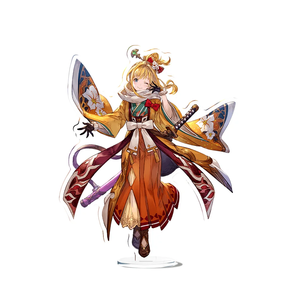 Anime Granblue Fantasy Relink Acrylic Stand Model Cosplay Charm Characters Ornament Accessories Goods Christmas Gifts 15cm