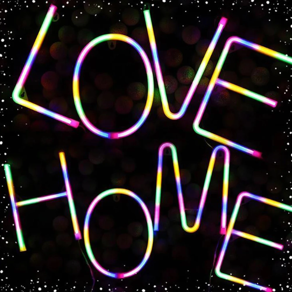 

Creative English Letter Neon Sign Led Modeling Light Night Light Usb Powered Durable Warm Lighting For Bedroom Living Room