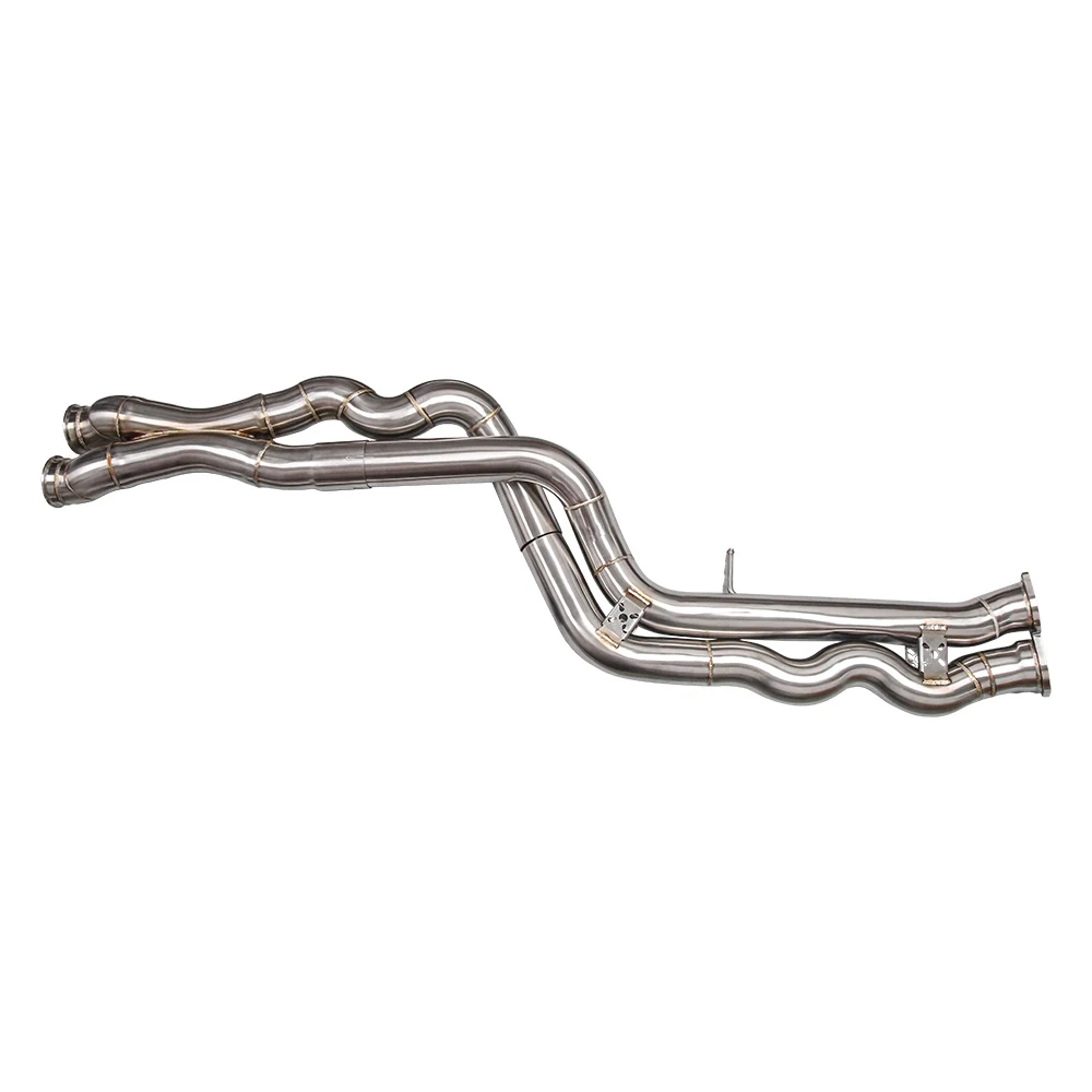 Hot-selling For BMW S55 F82 F83 M4 F80 M3 Midpipe Resonated S55 Equal Length High Flow Single X Mid-pipe