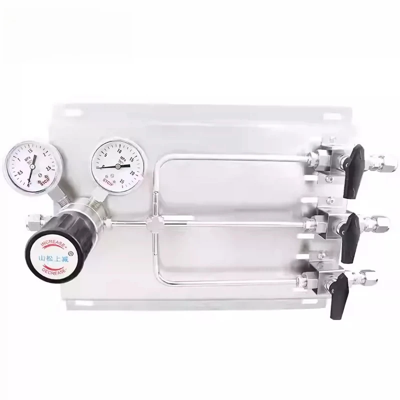 Stainless Steel Semi Automatic Switching One Spare One Busbar Pressure Reducing Valve Gas Pipeline Secondary Regulating