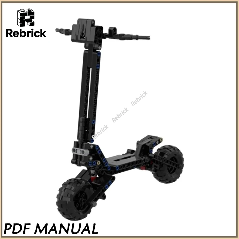Mini Vintage Scooter Building Blocks Urban Commuter scooter Small Particle Assembly Brick Decor Ornament Toy