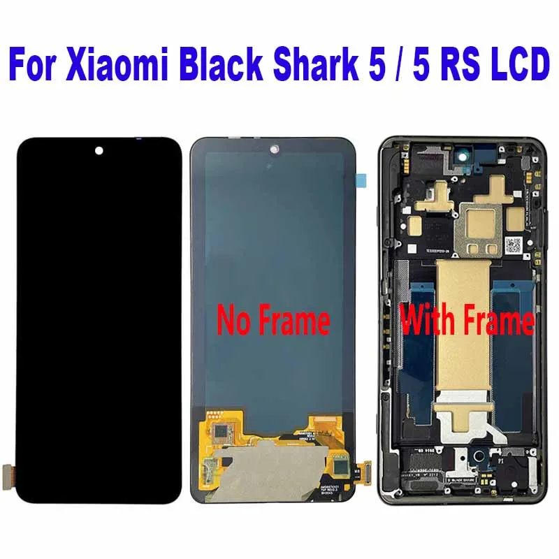 

For Xiaomi Black Shark 5 RS KSR-A0 LCD Display Touch Screen Digitizer Assembly For Xiaomi Black Shark 5 PAR-A0 PAR-H0