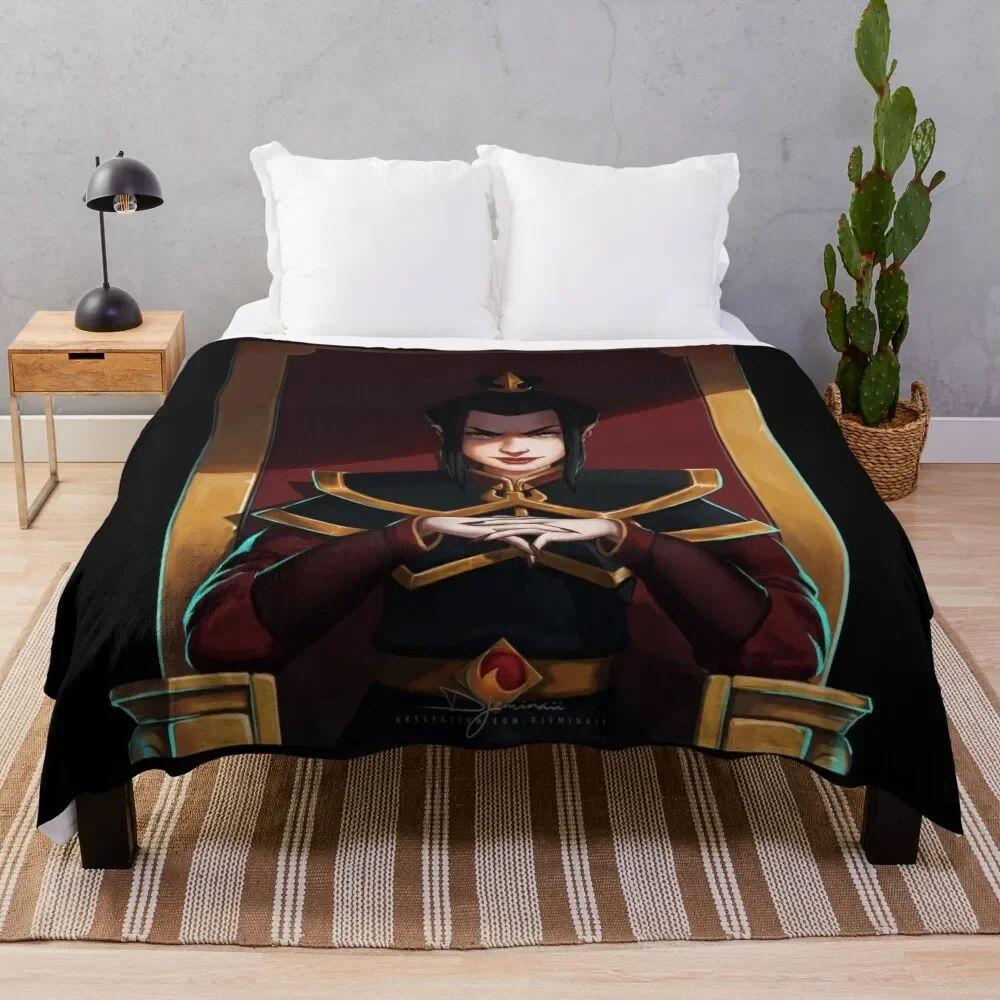 

the last airbender - firelord azula Throw Blanket Plush Fluffys Large Baby Blankets