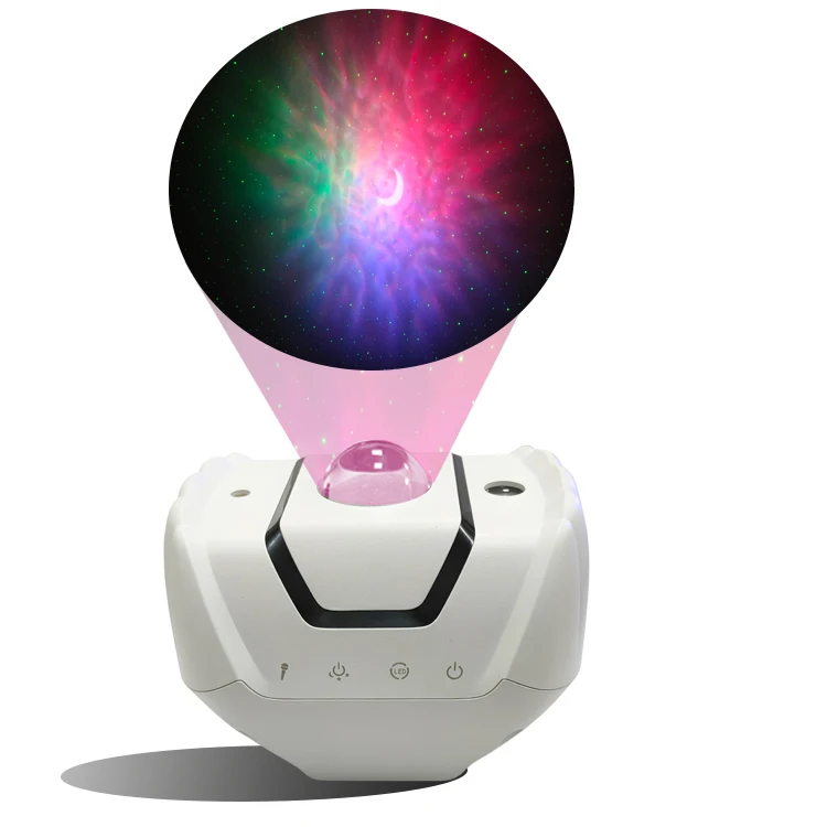 (Love hand shape) RGB three-color conversion, touch-adjustable LED star moon night light (with battery inside)