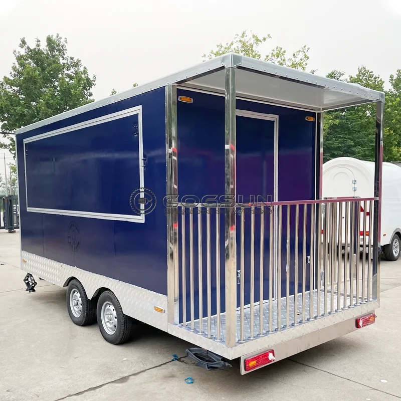 

Изготовленная на заказ грузовик для еды, прицеп, подставка для мобильного кофейного тележки, фургон для барбекю, полностью оснащенный