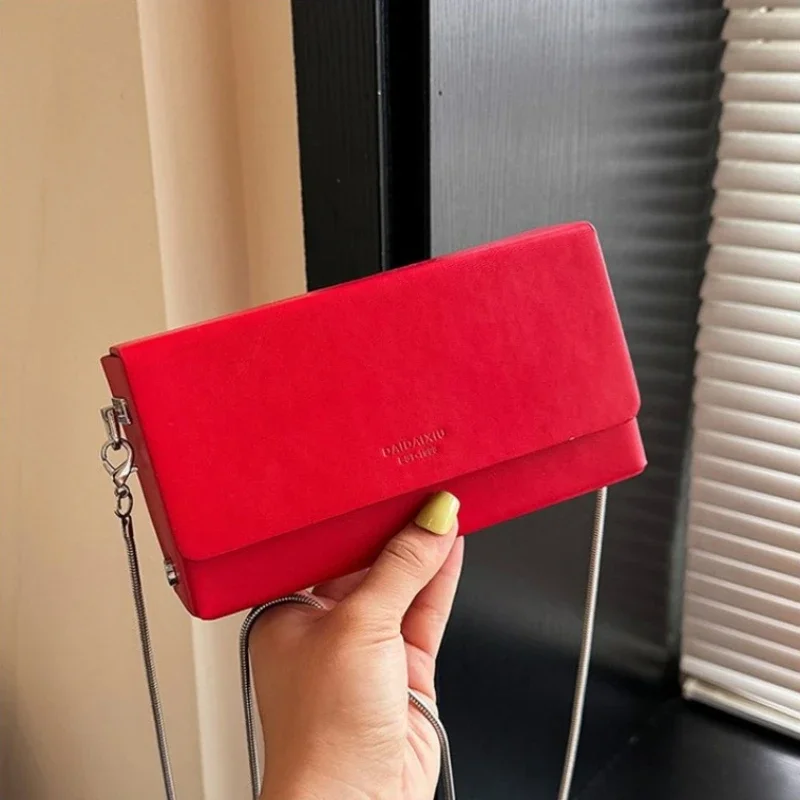 

2025 New Women's Bag Fashion Simple Handbag High Quality Design Single Shoulder Bag Crossover Buckle Purse HOT SALE