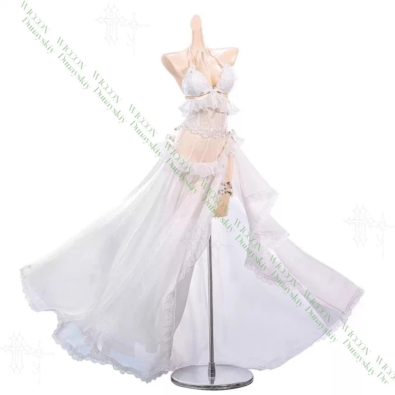 Costume Cosplay A Tema Bianco Godvictory Trena, Set Completo Per Halloween, Feste A Tema, Comic Con, Riprese In Studio.-image