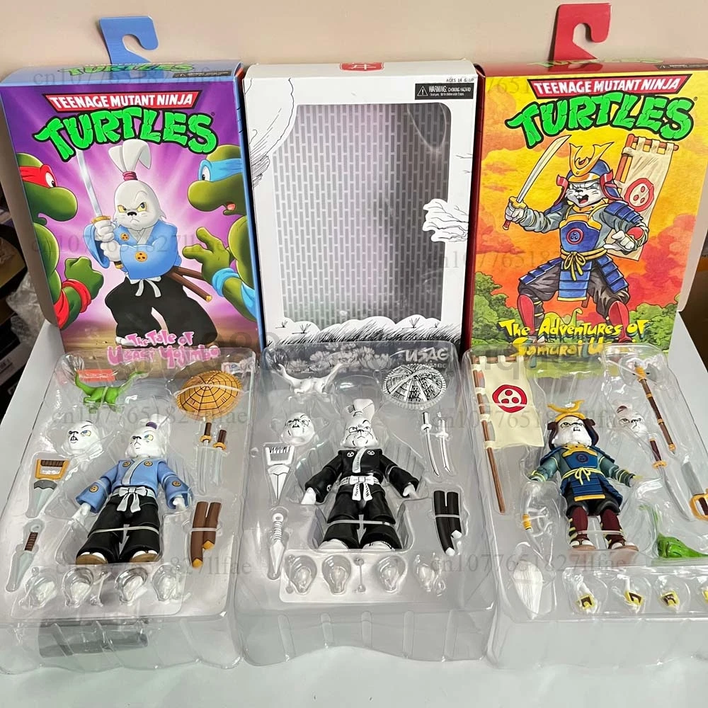 الأصلي NECA مياموتو أرنب أحادي اللون الملونة مغامرات الساموروي Usagi Yojimbo عمل نموذج لجسم اللعب غرفة ديكور #2