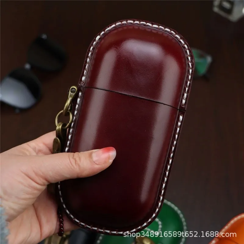 Vintage Sun Glasses Box with Hook Leather Eyewear Accessories Protect Case Portable Storage Glasses Holder Eye Glass Organizer