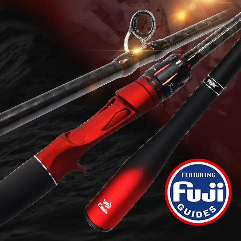 

SKY 2.1M Lure Fishing Rod F Carbon Fiber Rod Spinning Casting Rod Full Fuji Rings Saltwater Freshwater Fishing Rod Tackle