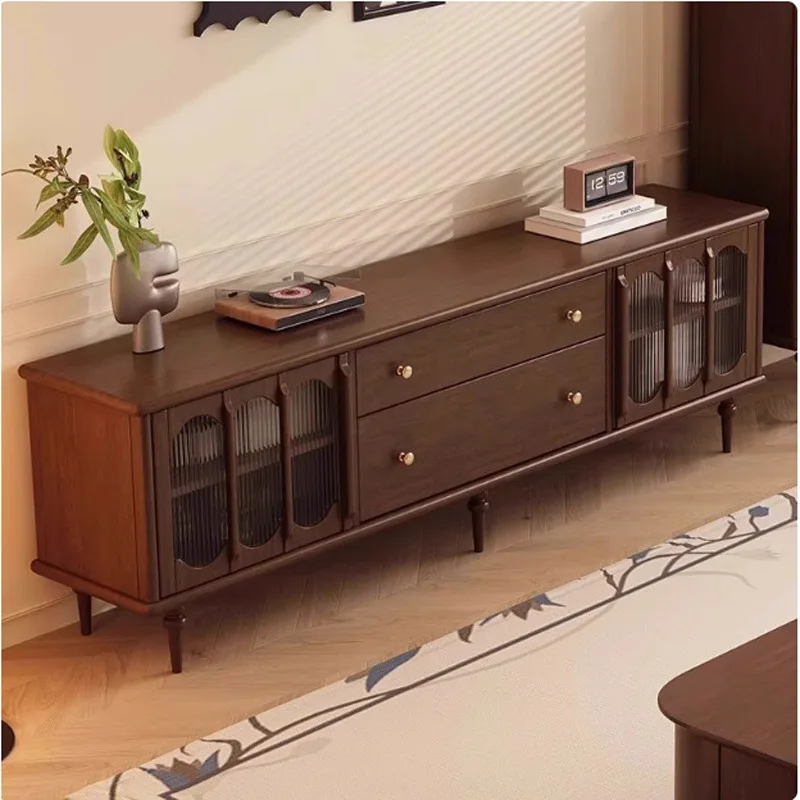 Design Tv Cabinet Drawers Brown Classic Space Saving Storage Tv Cabinet Luxury Lounges Stojaki Telewizyjne Furniture Home
