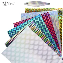 MNFT Premium Product 6Pc Metal Bait Self Adhesive Change Color Sticker Hard Sequin Fishing Lure Holographic Fish Scale Tape Film