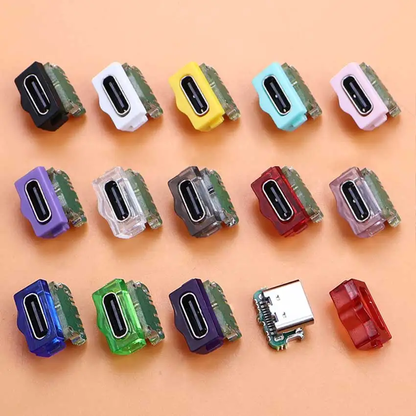 JCD 1PCS Full New Upgrade USB Type C Charging Port Kits For Gameboy Advance GBA SP Type-C Jack Female Socket Connector - view 3