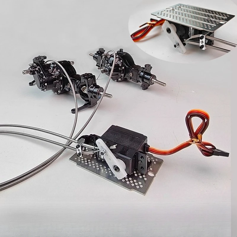 

Lock differential servo control seat For 1/14 Tamiya RC Truck Trailer Tipper Scania 770S Benz Actros Volvo MAN