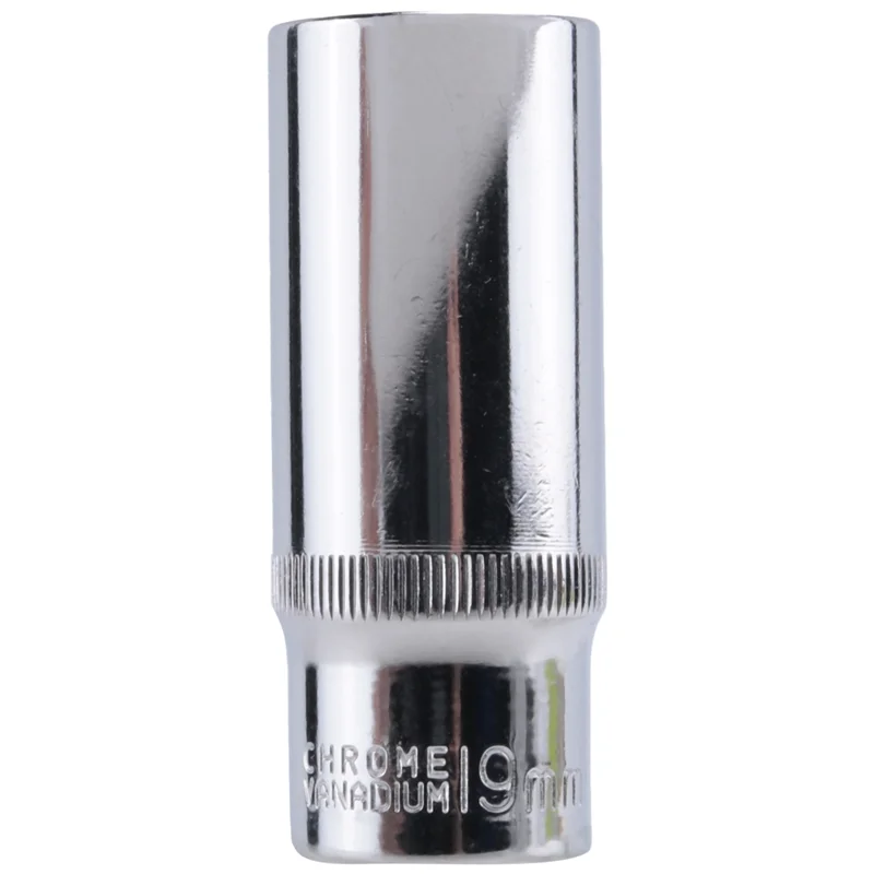 مجموعة مقابس عميقة للمحرك 8 قطع احترافية جديدة مقاس 3/8 بوصة، متري، 10 مم - 19 مم #6