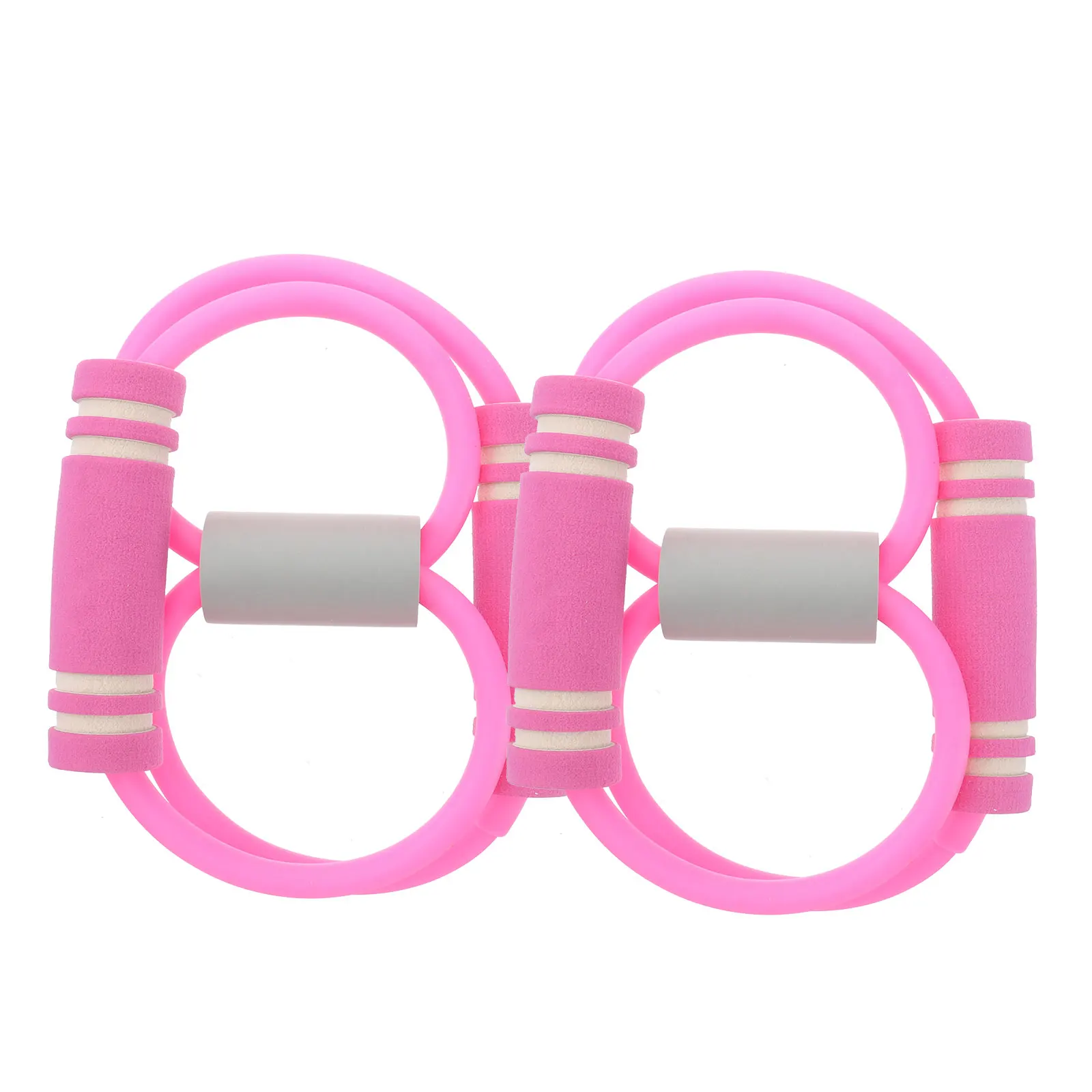 

2pcs Resistance Fitness Equipment 8 Shaped Tension Straps For Yoga Bodybuilding Durable Elastic Bands Shoulder Waist Leg