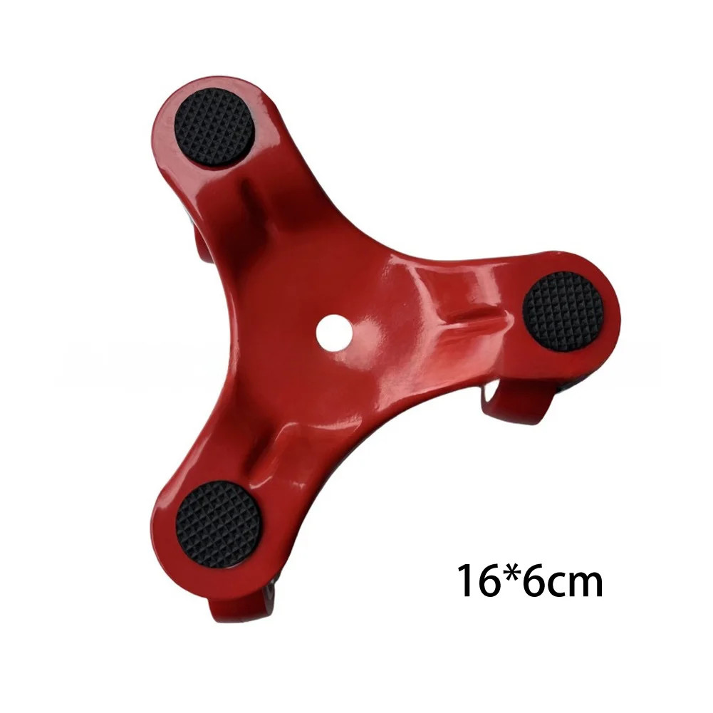 1pc Triangular Heavy Duty Moving Tools With Casters Carbon Steel Home Relocation Tool Universal-Wheel Mover For Appliances