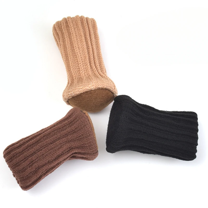 1/4/12 Pack Universal Leg Socks Protectors Knitted Chair Foot Covers Non-Slip Floor Furniture Protectors Home Decor