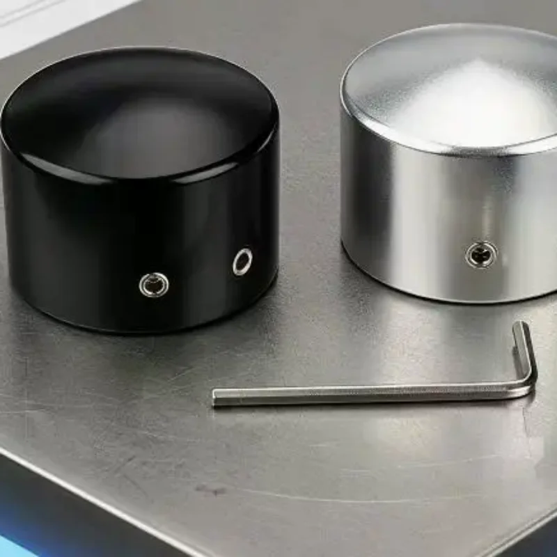 

Aluminum Motorcycle Axle Nut Covers Waterproof Anti Rust with Mounting Tools for Daily Riding Use