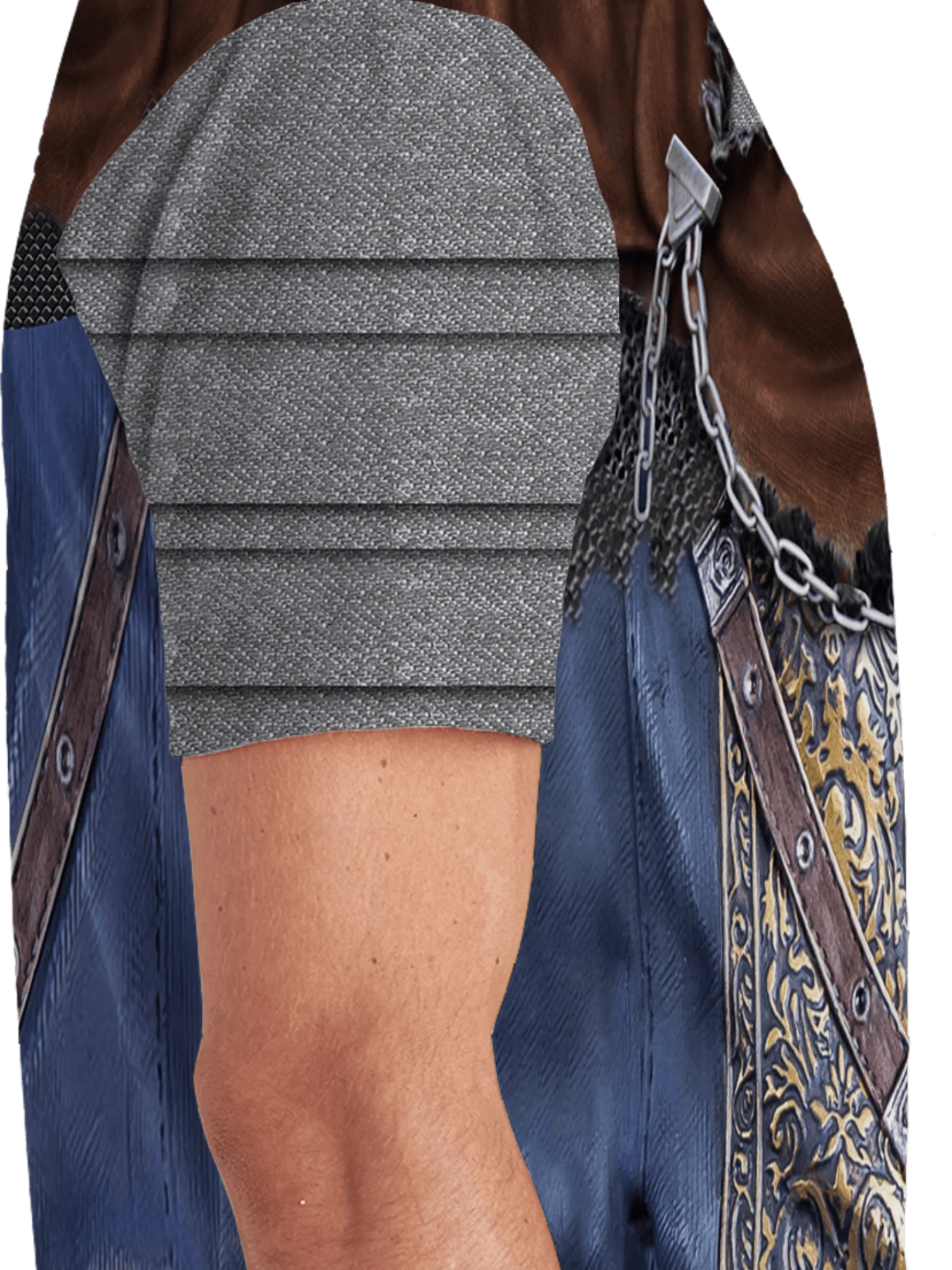 Men'S Gothic Vintage Medieval Knight Armor 3D Print T-Shirt - Unique Design, Ideal for Cosplay & Casual Wear