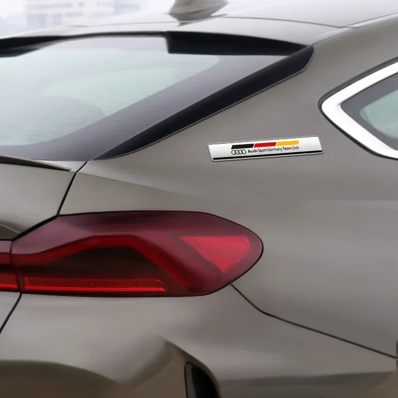 

2025 Горячие металлические наклейки для стайлинга автомобилей, декоративные наклейки для Audi sline A4 B7 B8 B9 A3 8P 8V 8L A5 A6 C6 C5 C7 4F A1 A7 A8 Q2 Q3 Ac