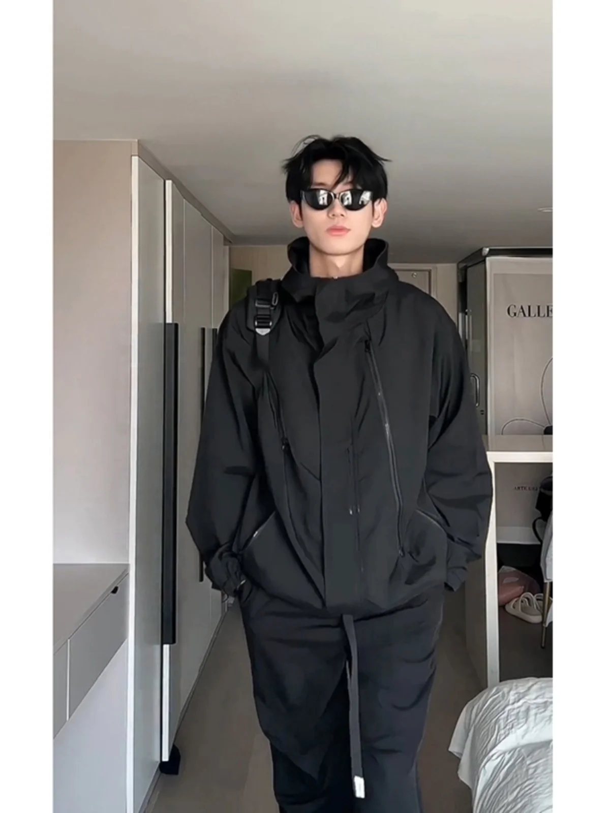 

Мужская уличная куртка-трансформер American Sle Tee-in-One: ветрозащитная, водонепроницаемая, для альпинизма, молодежная, модная, свободного кроя, с длинными рукавами