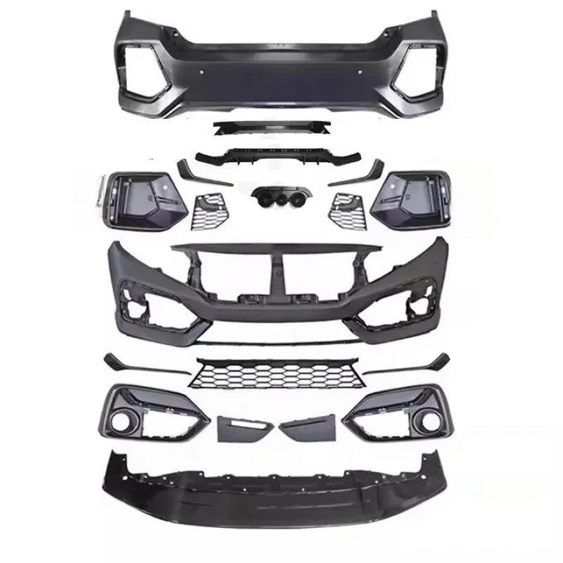 

High Quality 2016-2021 Hoda Civ- Sedan Upgraded Body Parts Front & Rear Bumper Kit
