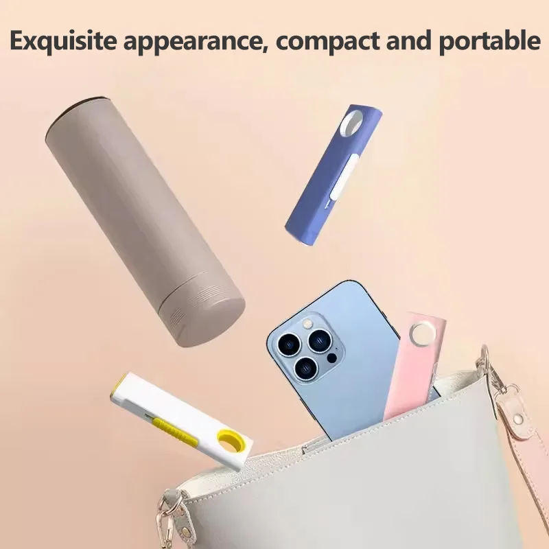 سكين ديلي جيب صغير قابل للسحب مع فتحة تعليق لسهولة الحمل وتفريغ الورق المقوى البلاستيكي #6