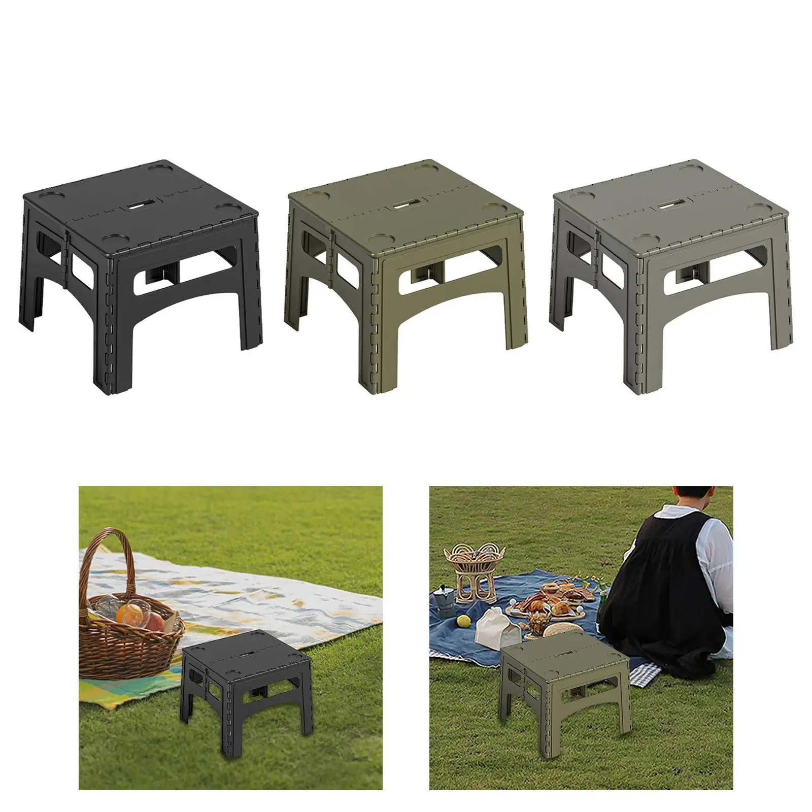 Portable Camping Table Desk Outdoor Folding Table Foldable Picnic Table for Garden Patio BBQ Backpacking