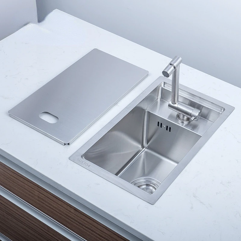 Invisible sink mini single slot island counter bar sink