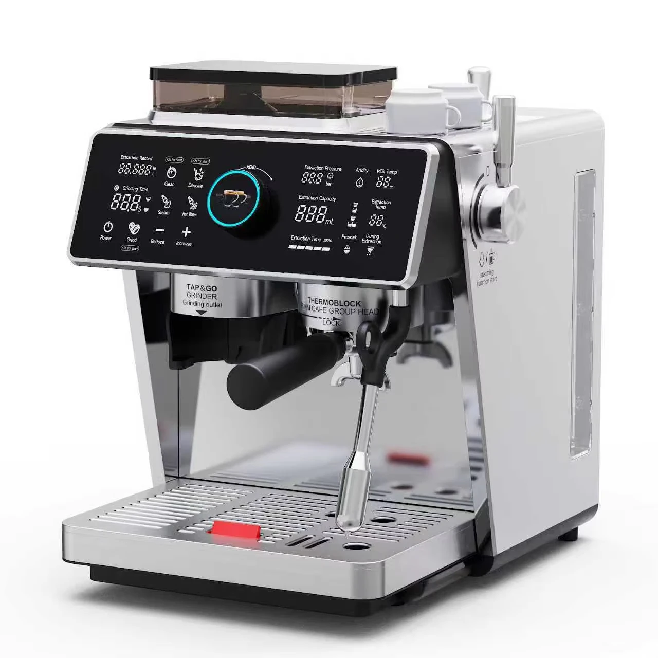 High Quality Full Automatic Espresso Coffee Machine with Grinder All in 1 Coffee Maker 20Bar