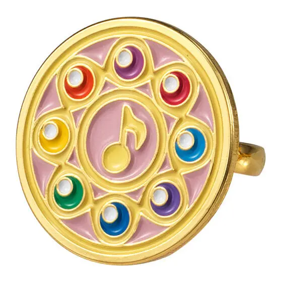 Modello in scala Gacha genuina giapponese Dispositivo di trasformazione magico DoReMi Anello di puntello Ojamajo Doremi Action Figure Giocattoli