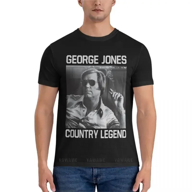 Maglietta Country Legend George Jones per t-shirt da uomo e da donna t-shirt classica t-shirt da uomo