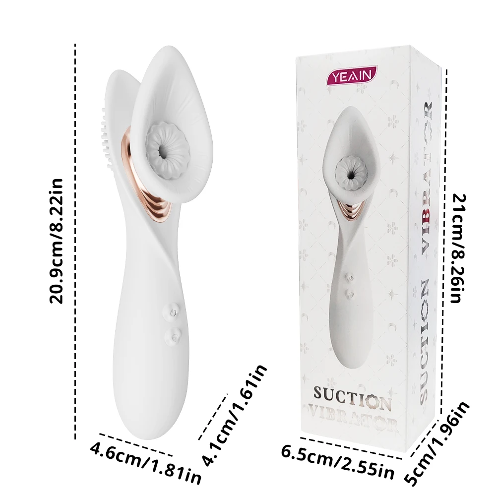 Powerful Oral Sucking Vibrator 2 In 1 Clitoris Nipple Stimualtion Vacuum Sucker Vaginal Orgasm Pleasure Adult Sex Toys For Women_voghion.com
