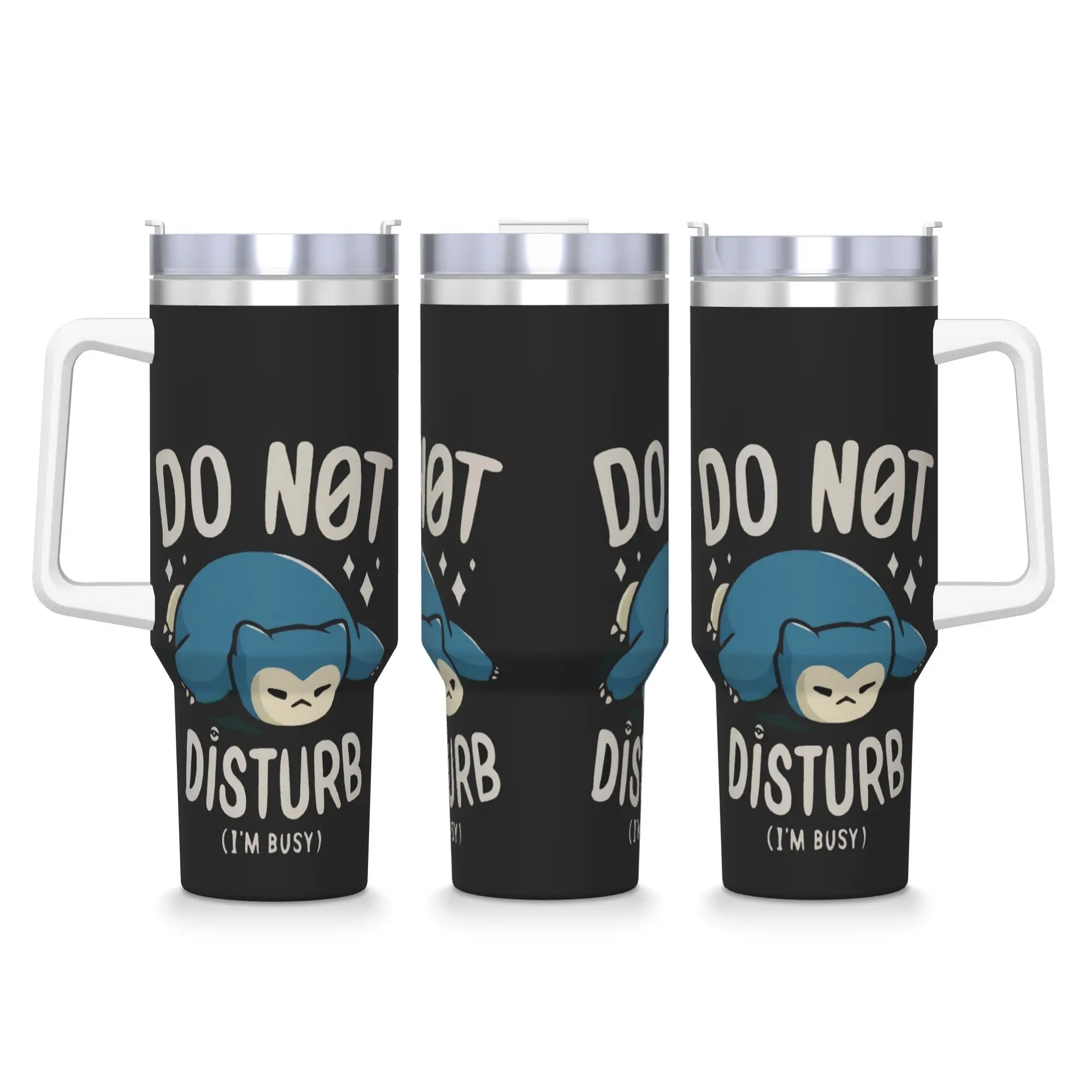 غص لا تزعج بهلوان المشروبات الساخنة زجاجة ماء الحفاظ على الحرارة أكواب حرارية من الفولاذ المقاوم للصدأ مخصص لتقوم بها بنفسك أكواب سيارة الشاطئ #1